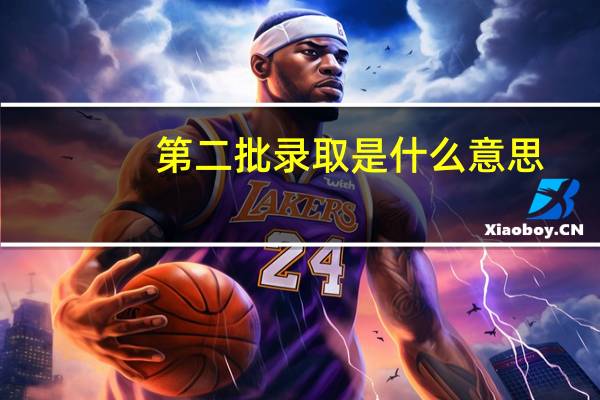 第二批录取是什么意思?