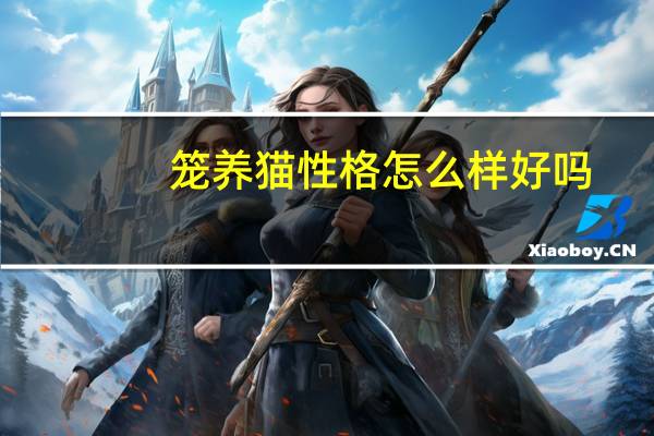 笼养猫性格怎么样好吗