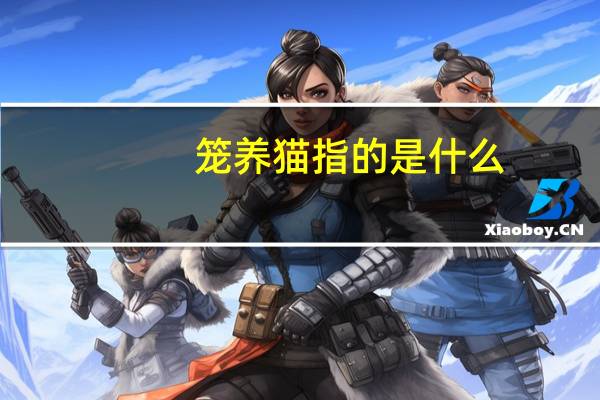 笼养猫指的是什么