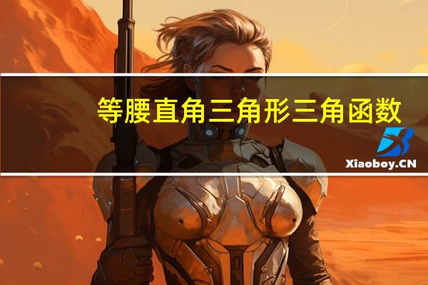 等腰直角三角形三角函数（直角三角形 三角函数）