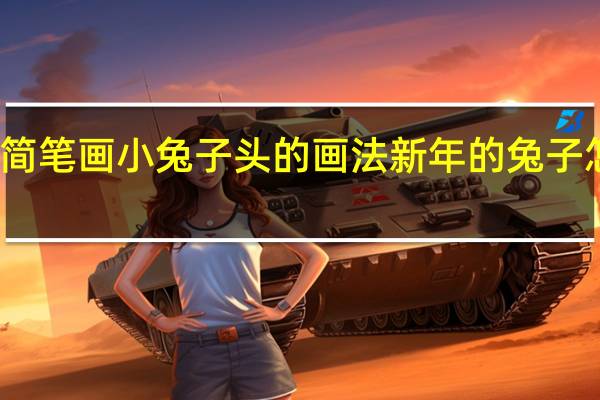 简笔画小兔子头的画法 新年的兔子怎么画