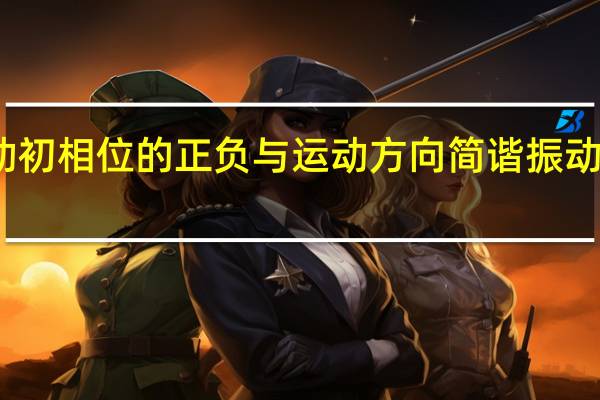 简谐振动初相位的正负与运动方向 简谐振动初相位怎么求