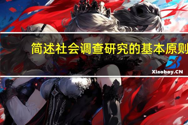 简述社会调查研究的基本原则（社会调查研究的观点具体由概念和命题和等理论要素联系而成）