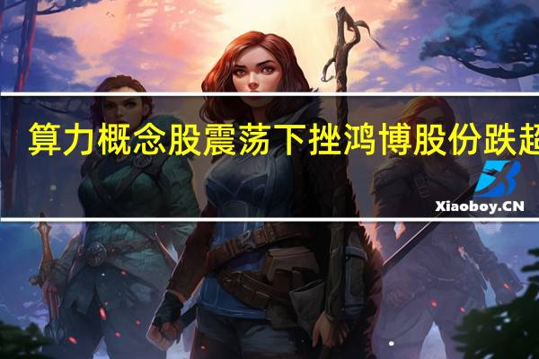 算力概念股震荡下挫 鸿博股份跌超7%