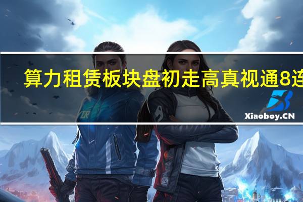 算力租赁板块盘初走高 真视通8连板