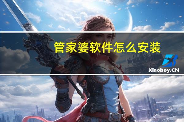 管家婆软件怎么安装（管家婆软件多少钱）