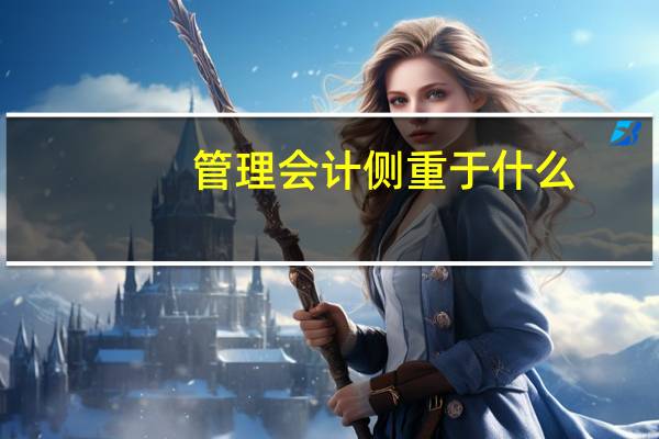 管理会计侧重于什么