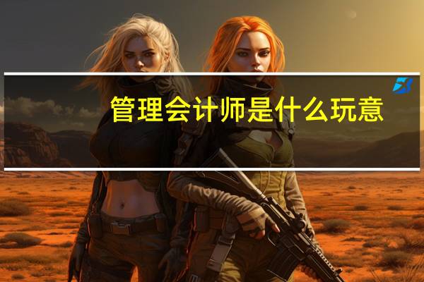管理会计师是什么玩意