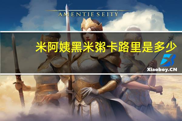 米阿姨 黑米粥卡路里是多少