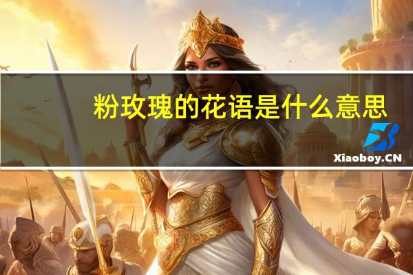 粉玫瑰的花语是什么意思