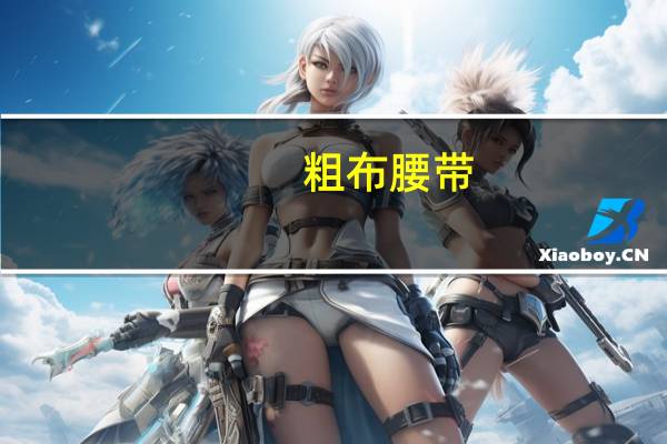 粗布腰带（关于粗布腰带的介绍）