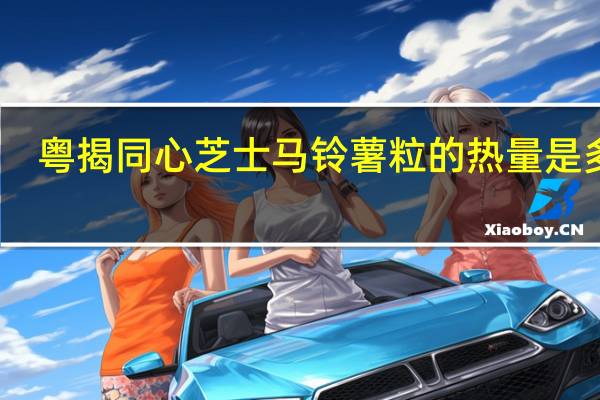 粤揭同心 芝士马铃薯粒的热量是多少