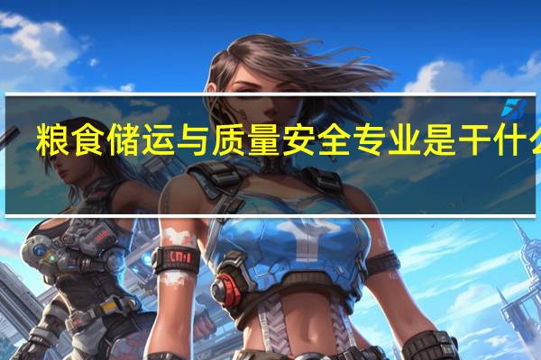 粮食储运与质量安全专业是干什么的