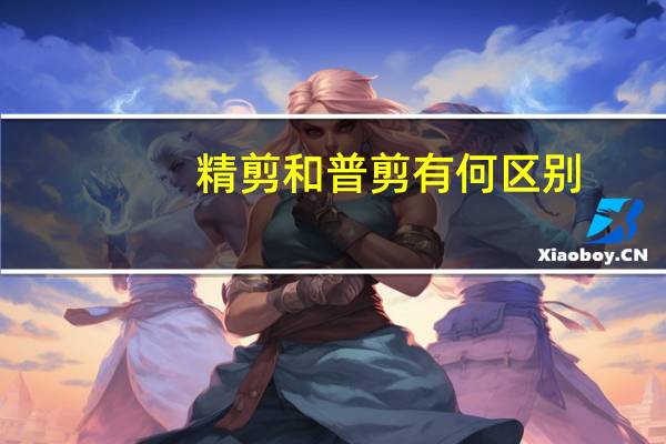 精剪和普剪有何区别