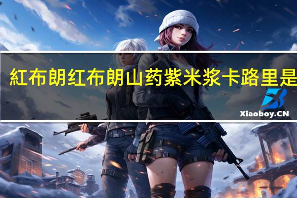 紅布朗 红布朗 山药紫米浆卡路里是多少