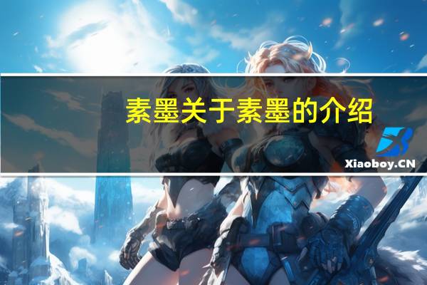 素墨 关于素墨的介绍