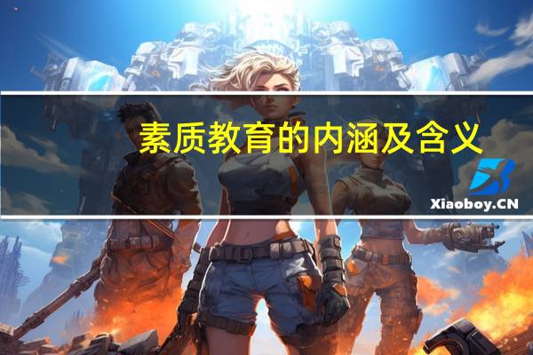 素质教育的内涵及含义