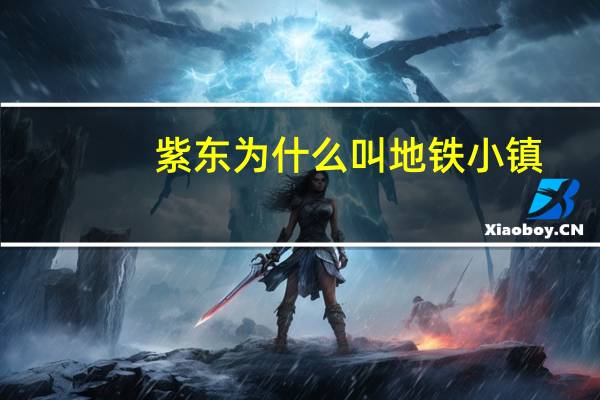 紫东为什么叫地铁小镇