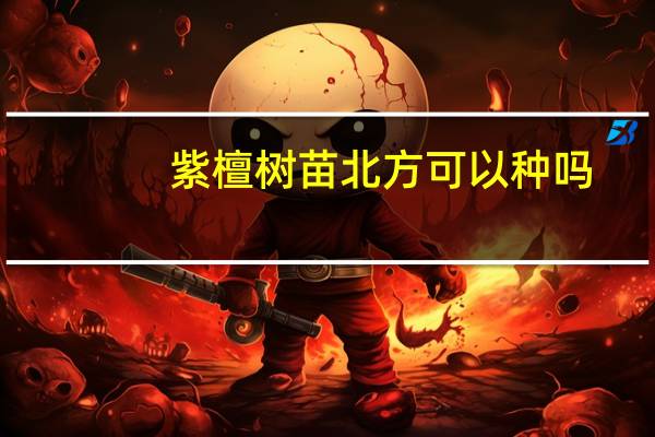 紫檀树苗北方可以种吗