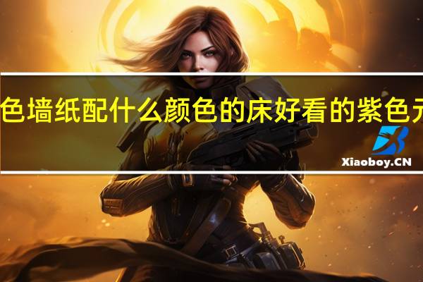 紫色墙纸配什么颜色的床 好看的紫色元气壁纸
