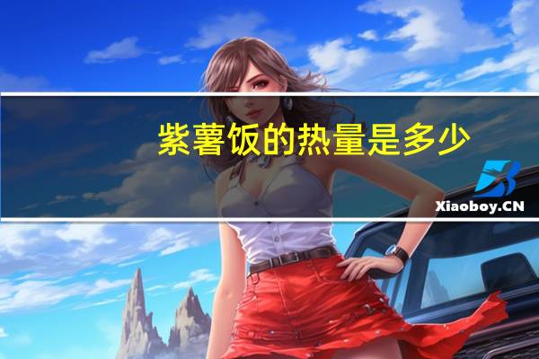 紫薯饭的热量是多少