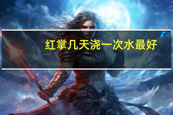 红掌几天浇一次水最好