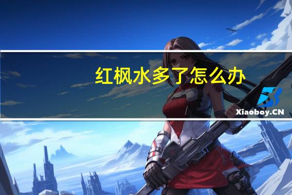 红枫水多了怎么办