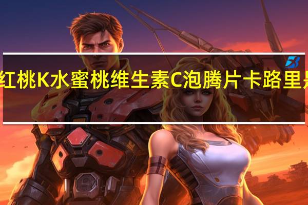 红桃K 水蜜桃维生素C泡腾片卡路里是多少