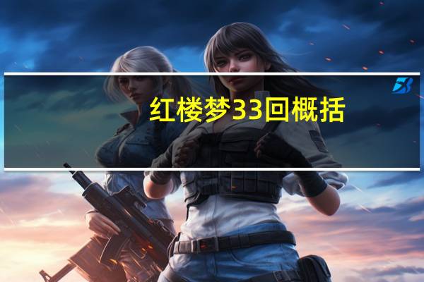 红楼梦33回概括