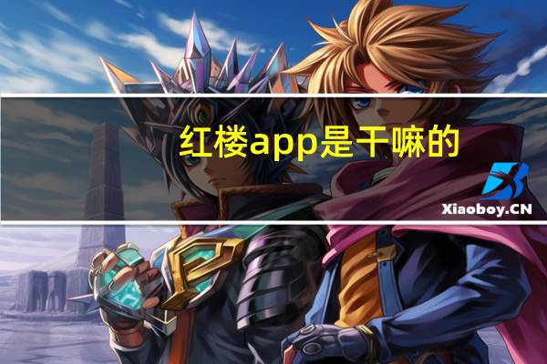 红楼app是干嘛的