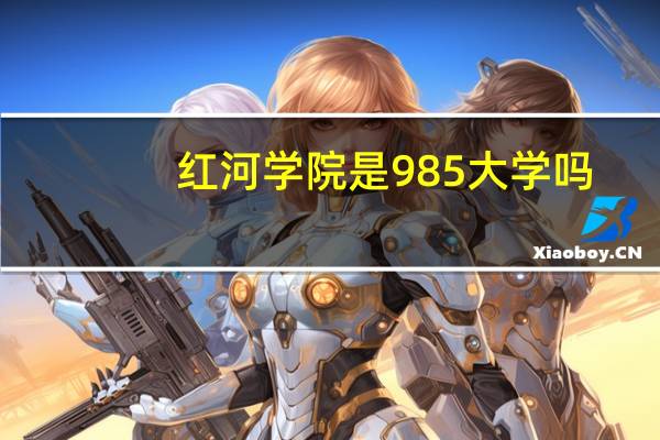 红河学院是985大学吗