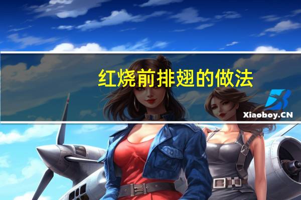 红烧前排翅的做法