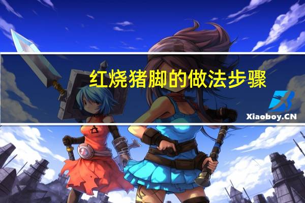 红烧猪脚的做法步骤（红烧猪脚的家常做法）