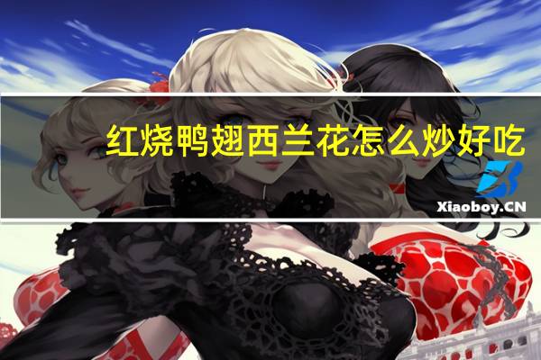 红烧鸭翅西兰花怎么炒好吃
