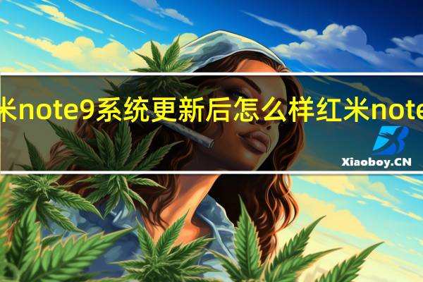 红米note 9系统更新后怎么样 红米note9怎么样