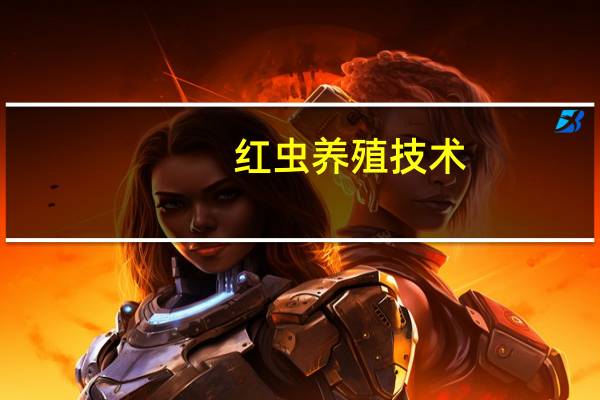 红虫养殖技术（红虫养殖）