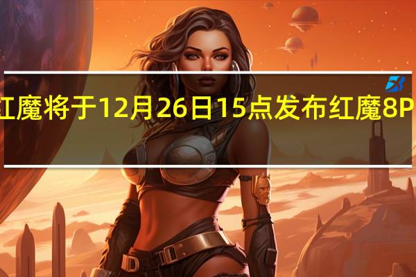 红魔将于12月26日15点发布红魔8Pro系列