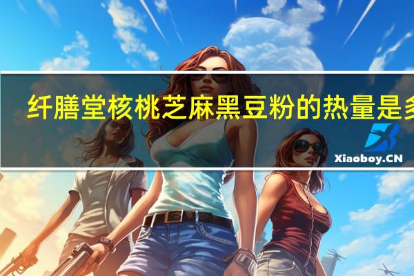 纤膳堂 核桃芝麻黑豆粉的热量是多少