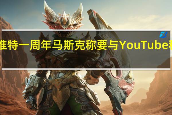 纪念收购推特一周年马斯克称要与YouTube和LinkedIn竞争