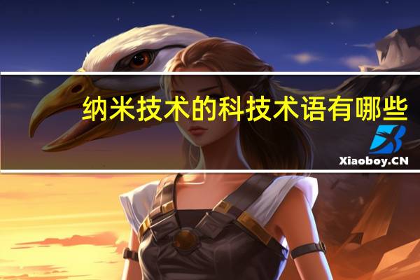 纳米技术的科技术语有哪些