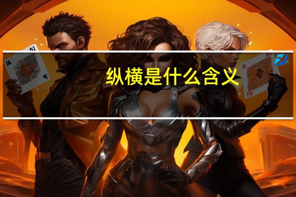 纵横是什么含义