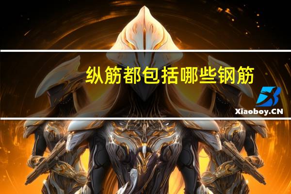纵筋都包括哪些钢筋