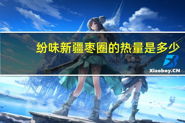 纷味 新疆枣圈的热量是多少