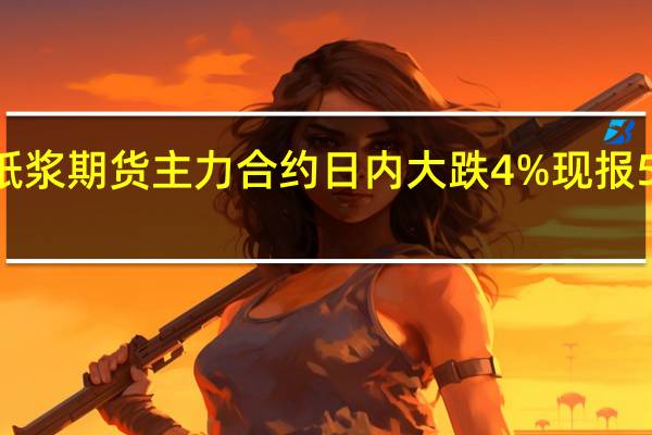 纸浆期货主力合约日内大跌4%现报5926元/吨