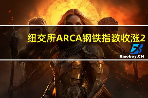 纽交所ARCA钢铁指数收涨2.41%报1997.13点逼近2000点整数位心理关口和8月2日收盘位2003.51点