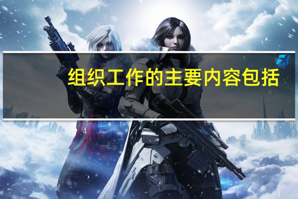 组织工作的主要内容包括（组织工作包括哪些内容或工作）
