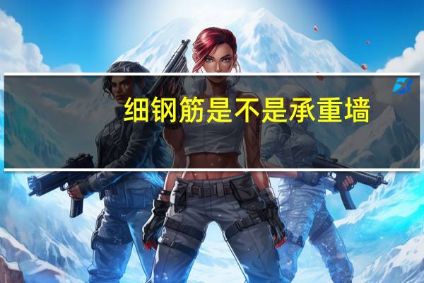 细钢筋是不是承重墙