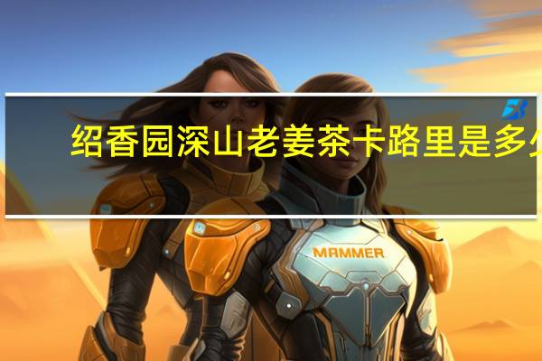 绍香园 深山老姜茶卡路里是多少