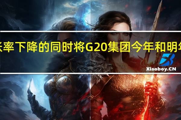 经合组织在承认整体通胀率下降的同时将G20集团今年和明年的核心通胀预测分别提高了0.1个百分点达到4.3%和2.8%