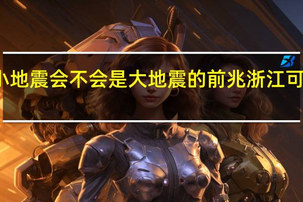 经常发生小地震会不会是大地震的前兆 浙江可能发生大地震吗